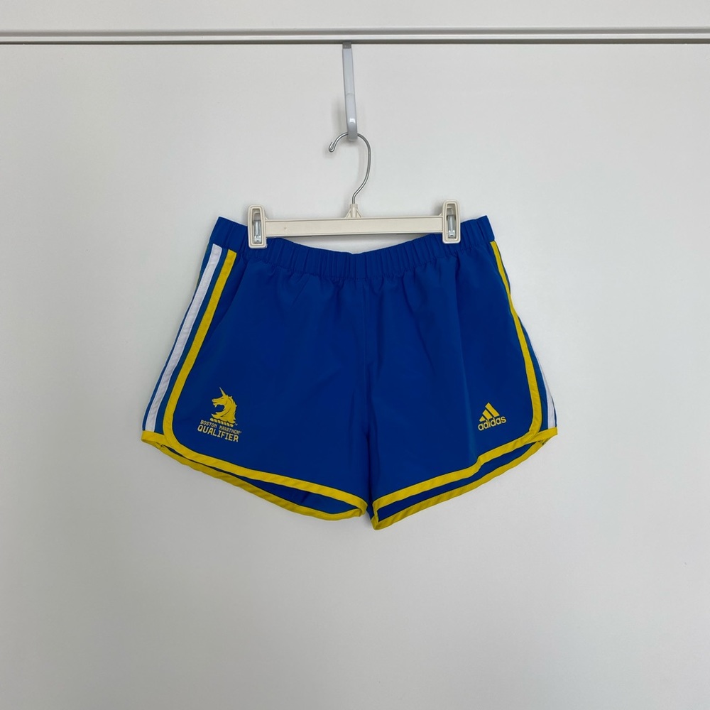 Adidas Marathon10 blue running shorts